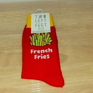 Two Left Feet Super size French Fries Socks Big Feet